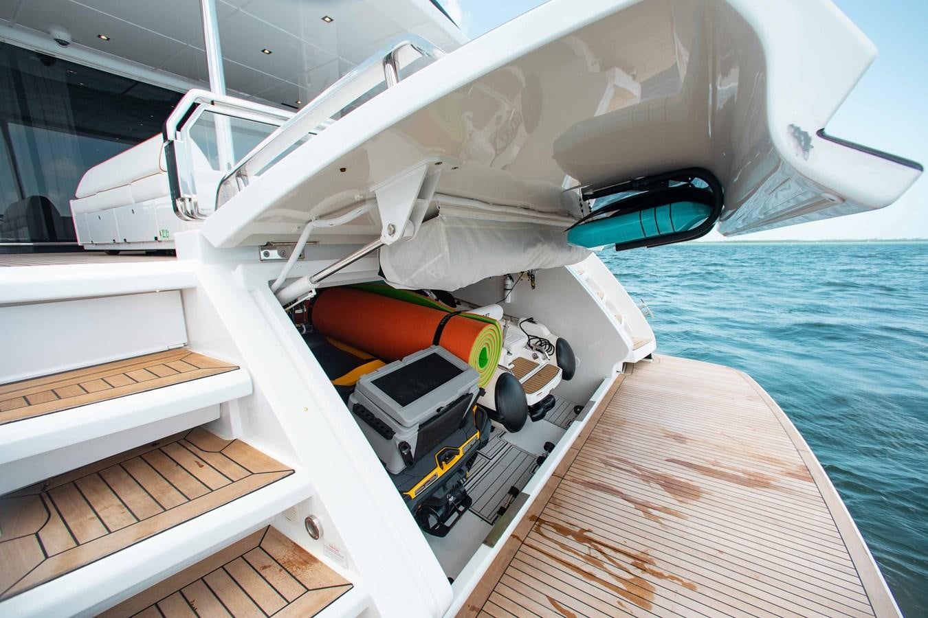a boat with a motor aboard KIYOMIZU Yacht for Sale