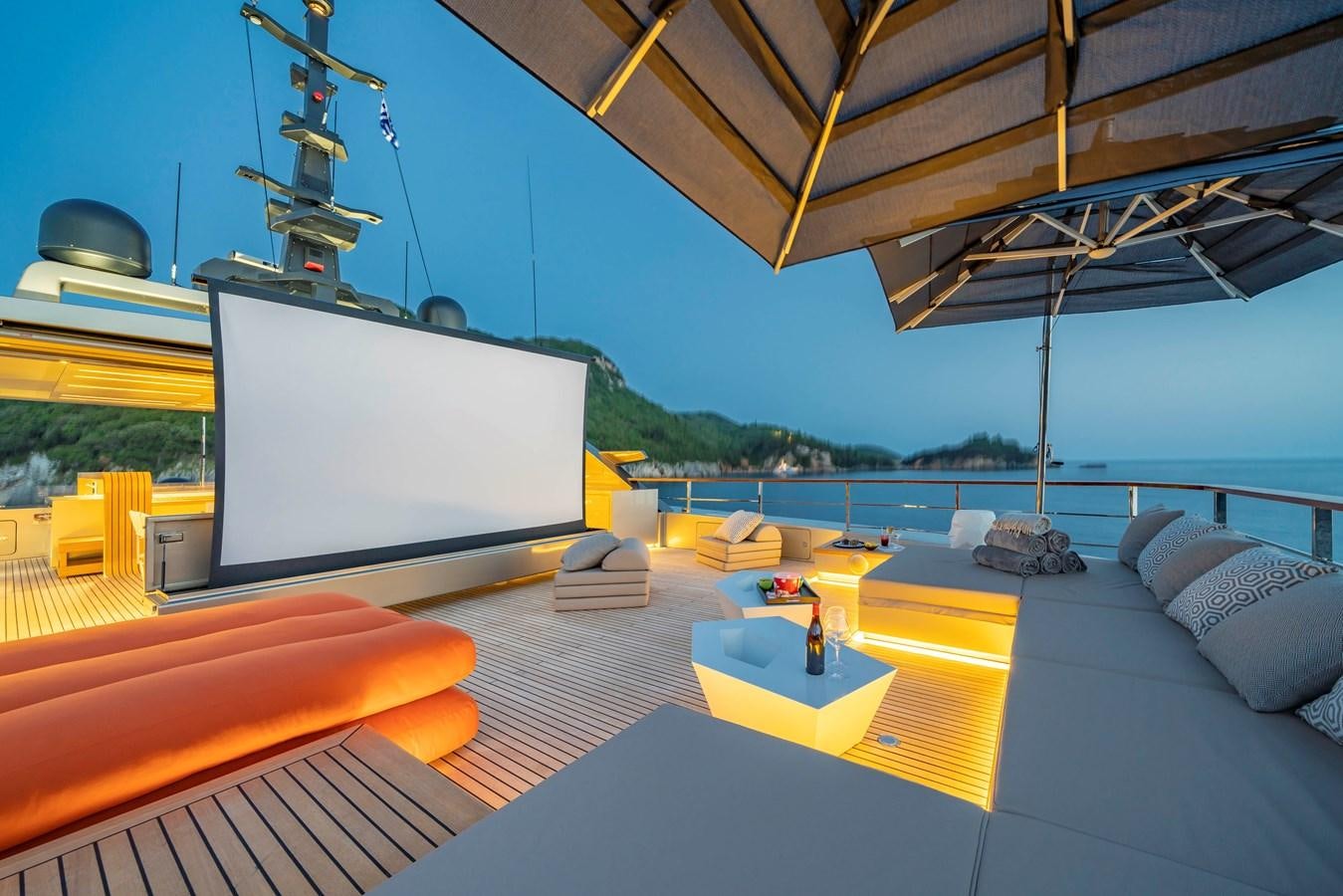 a boat on the water aboard MAVERICK Yacht for Sale