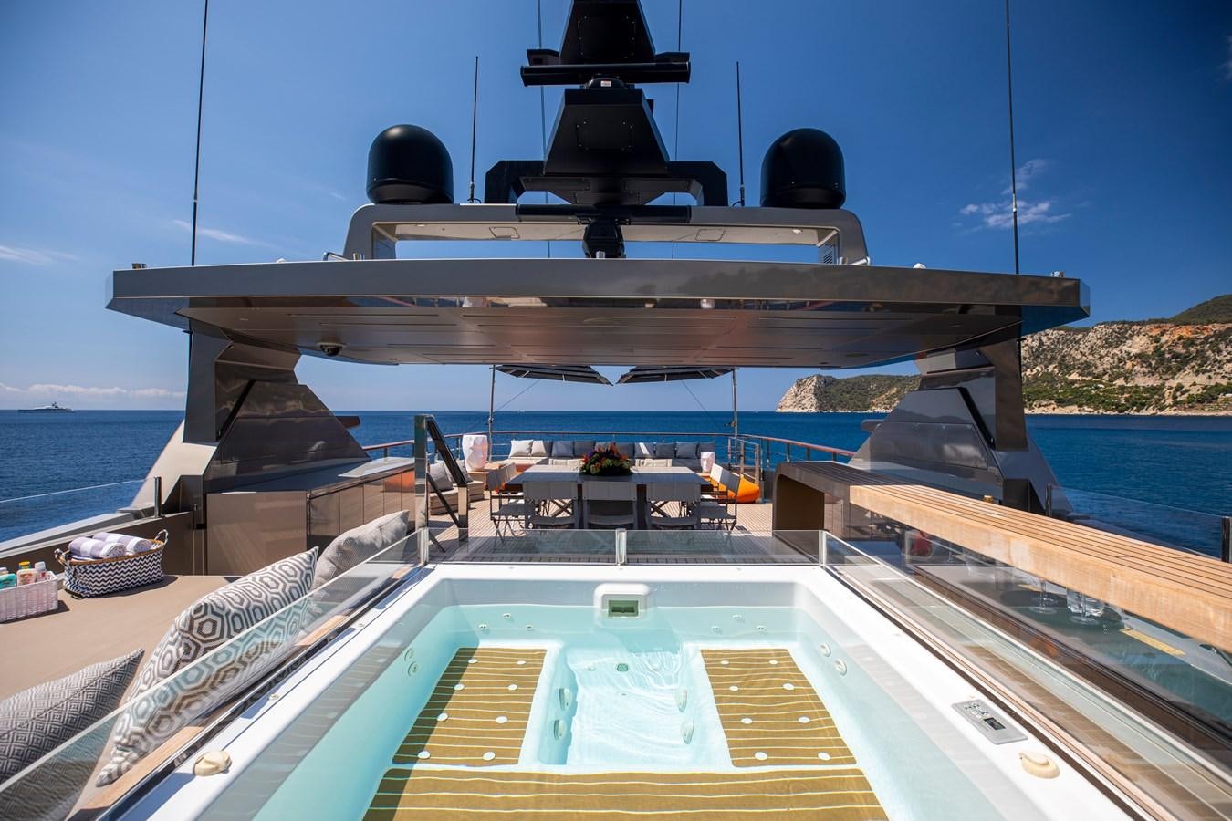 a boat on the water aboard MAVERICK Yacht for Sale