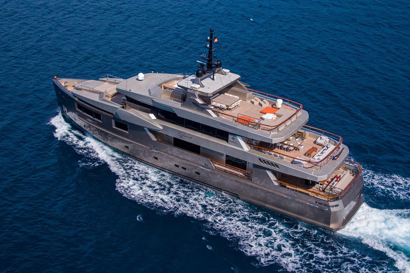 a ship on the water aboard MAVERICK Yacht for Sale