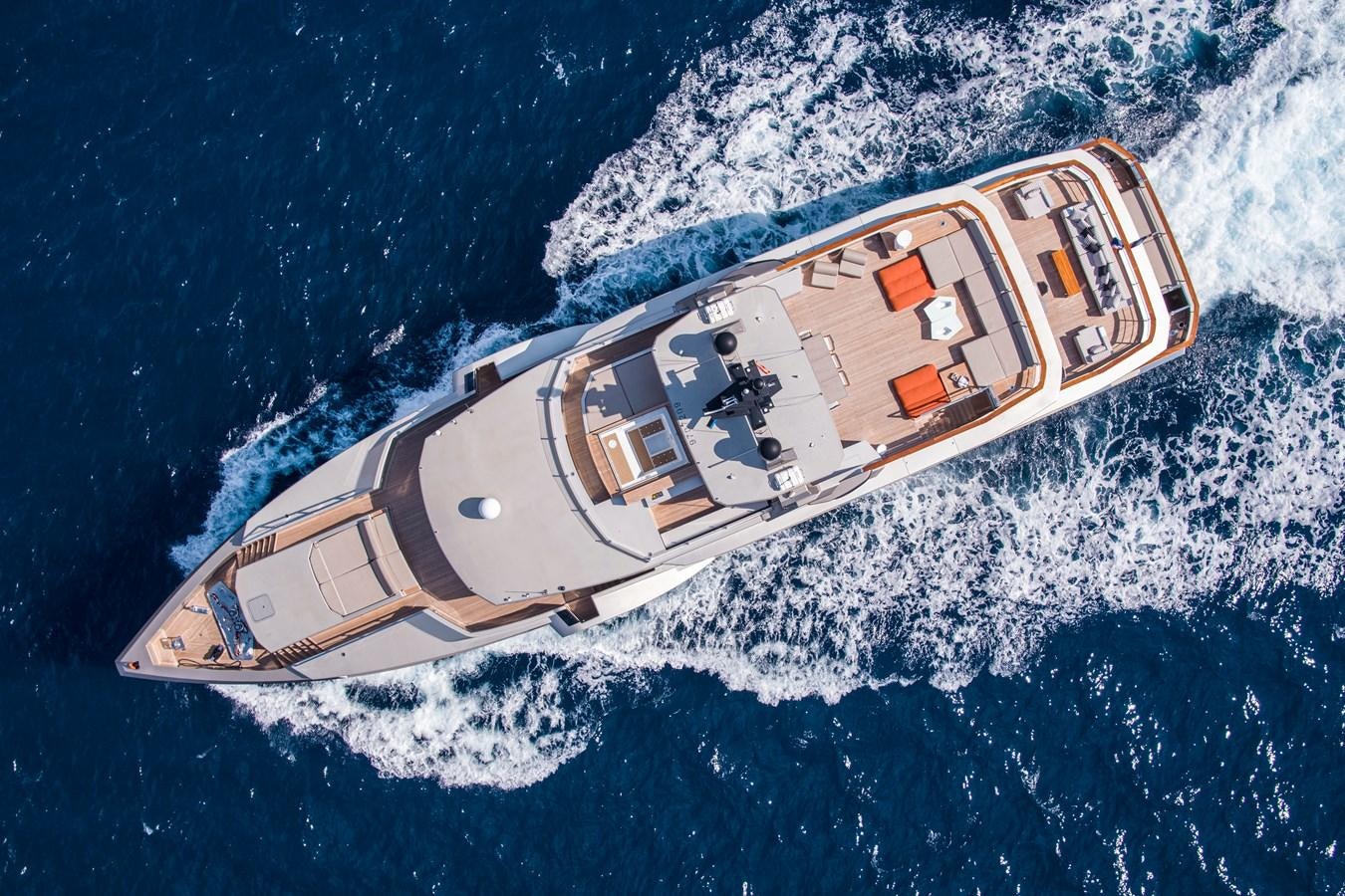 a satellite in space aboard MAVERICK Yacht for Sale