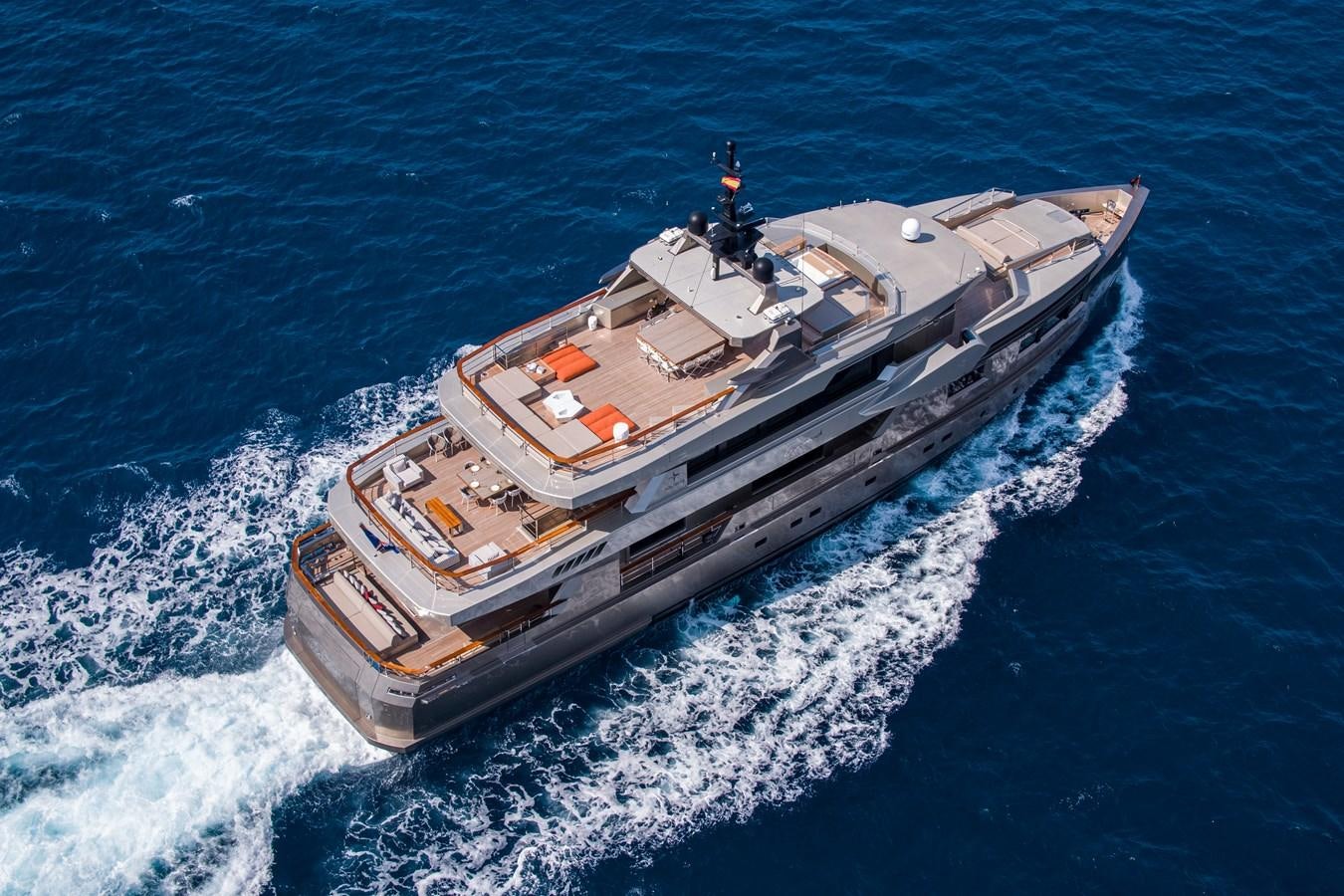 a ship in the water aboard MAVERICK Yacht for Sale