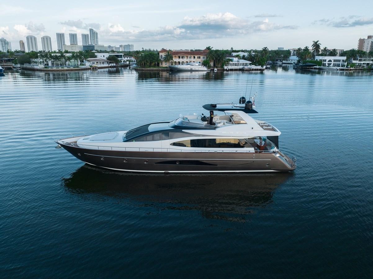 a boat on the water aboard 75' RIVA 2012 Yacht for Sale