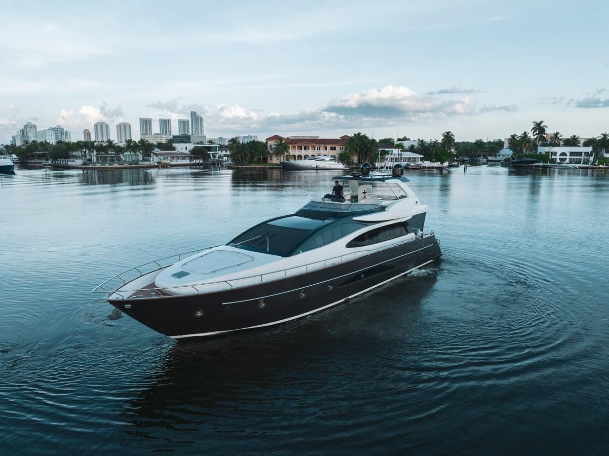 a boat in the water aboard 75' RIVA 2012 Yacht for Sale