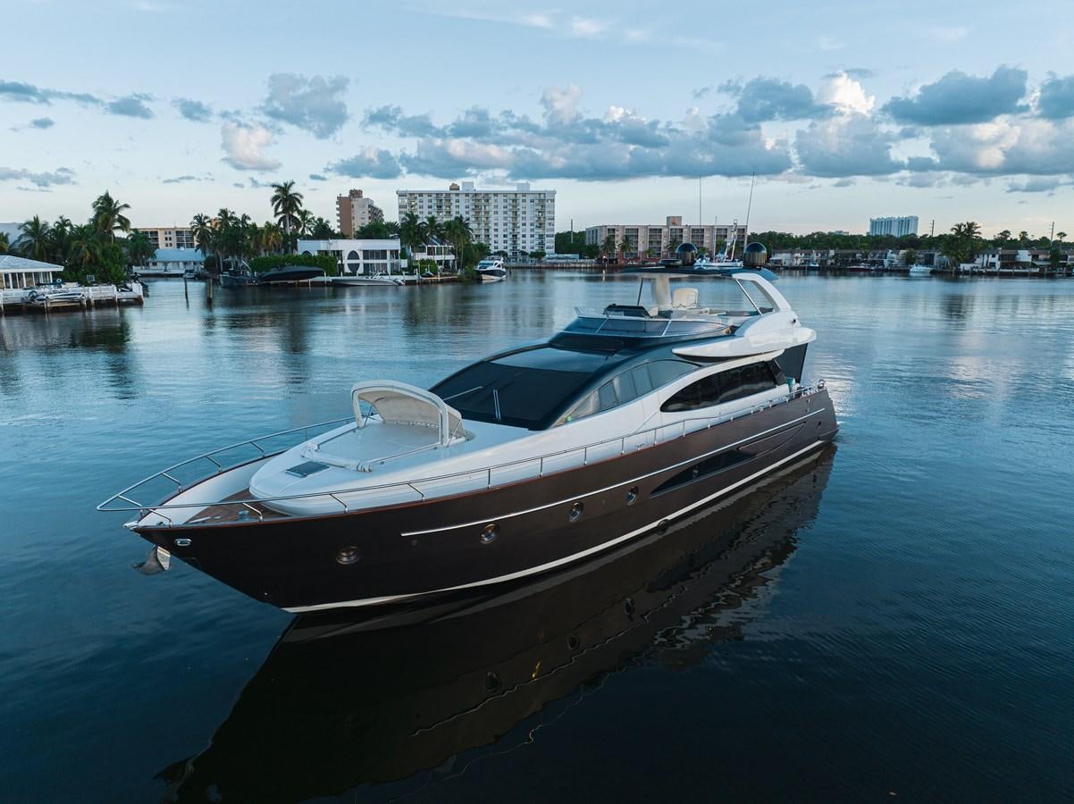 a boat on the water aboard 75' RIVA 2012 Yacht for Sale