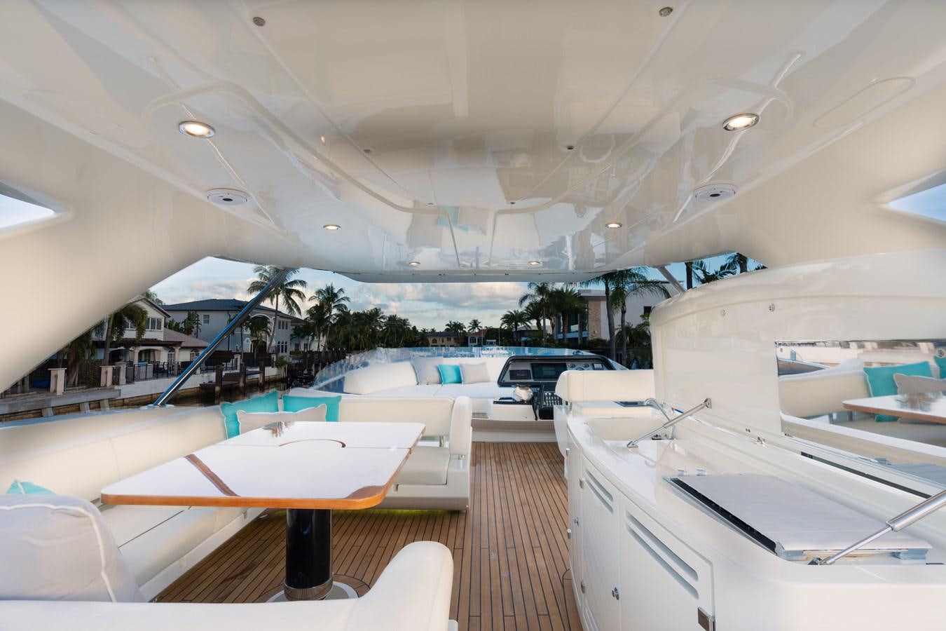 inside of a boat aboard 75' RIVA 2012 Yacht for Sale