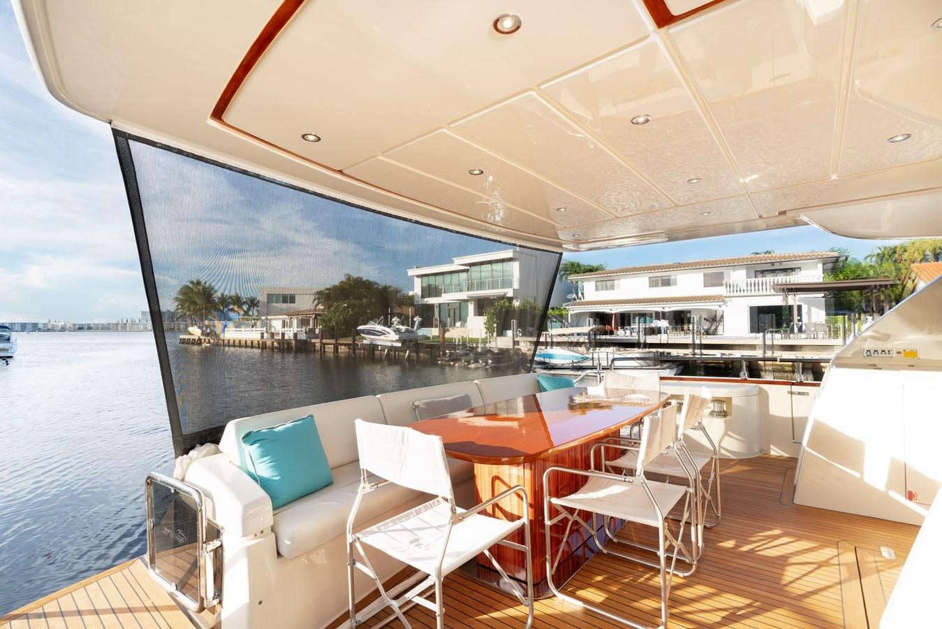 a boat on the water aboard 75' RIVA 2012 Yacht for Sale