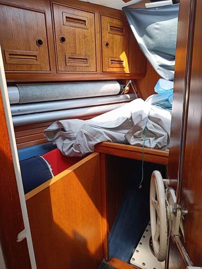 a room with bunk beds aboard PLUM Yacht for Sale