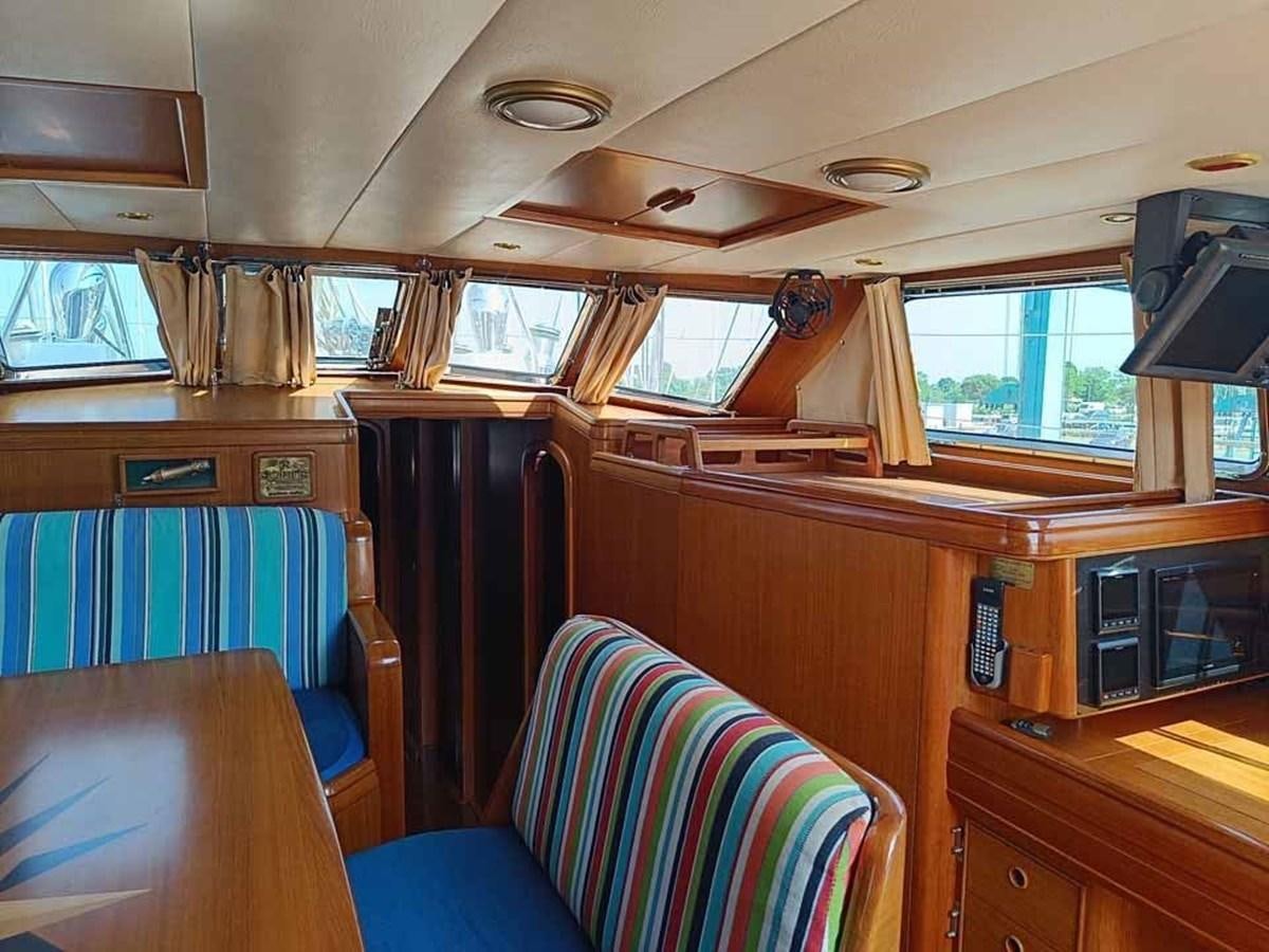 inside of a cabin aboard PLUM Yacht for Sale