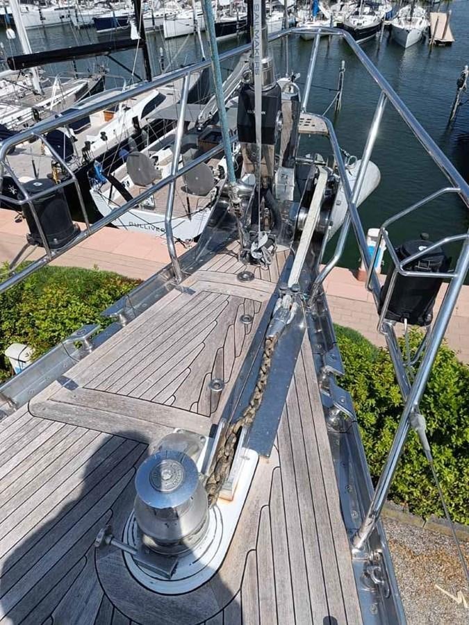 a large boat docked aboard PLUM Yacht for Sale