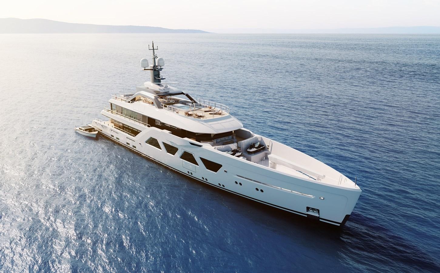 a ship in the water aboard AMELS 6004 Yacht for Sale