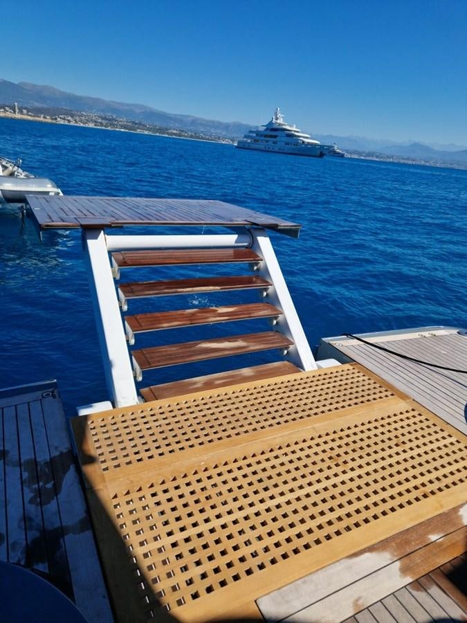 a boat on the water aboard BERZINC Yacht for Charter