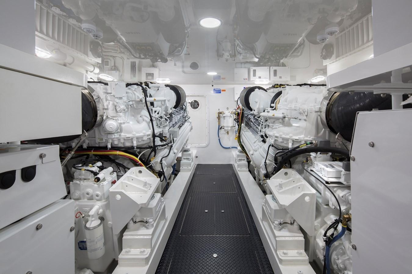 a room with machinery aboard NEW VIKING 72 CONVERTIBLE Yacht for Sale