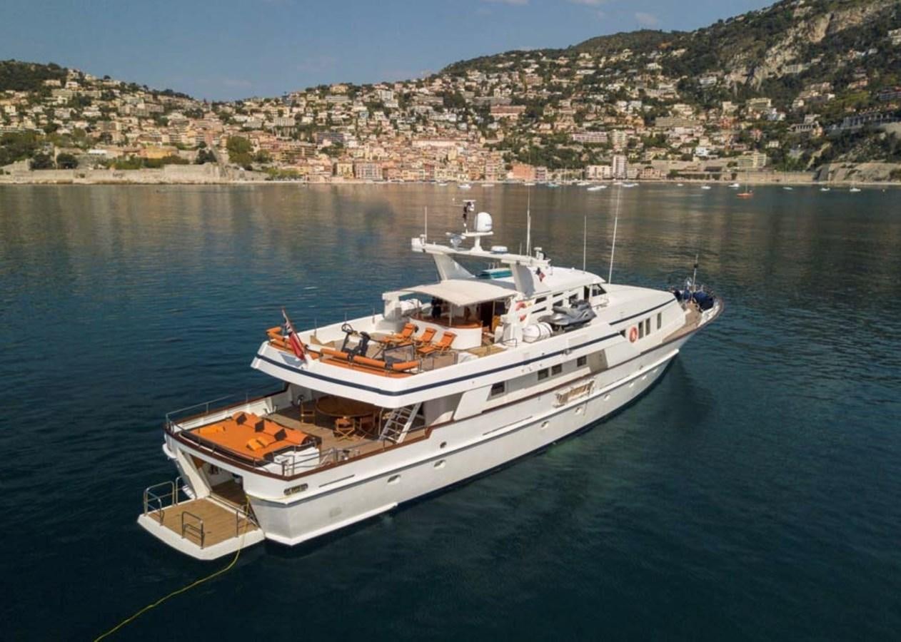 a boat on the water aboard FIORENTE Yacht for Charter