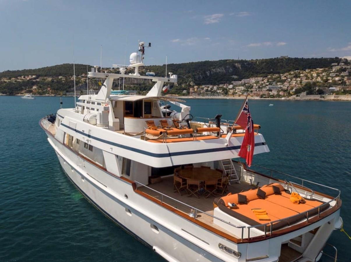 a boat on the water aboard FIORENTE Yacht for Charter