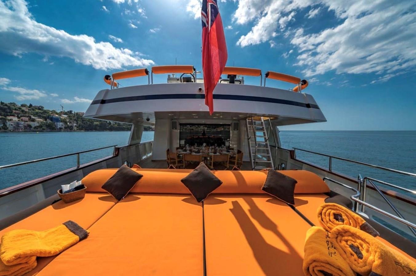 a boat on a body of water aboard FIORENTE Yacht for Charter
