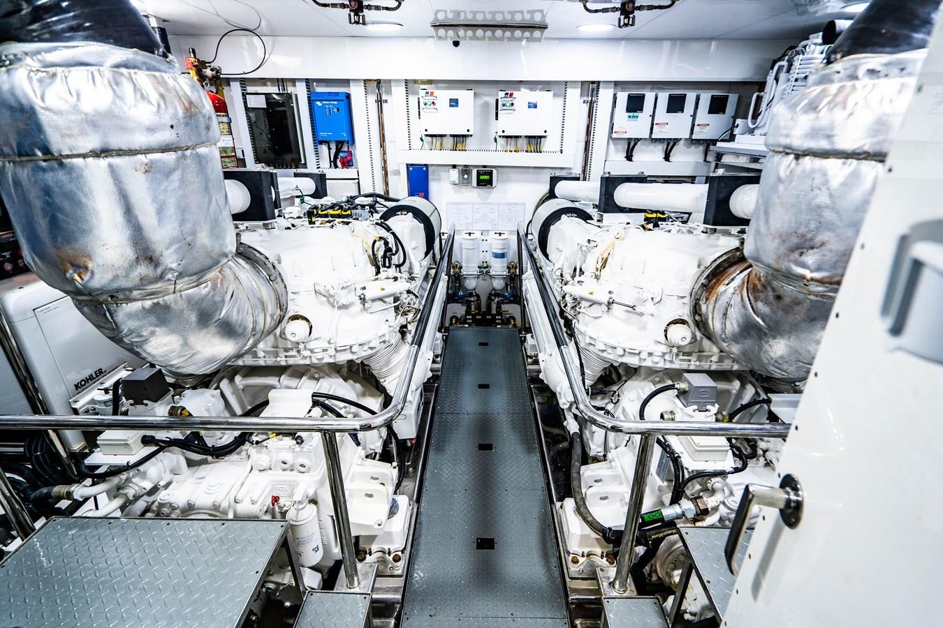 a close-up of a machine aboard PICO Yacht for Sale