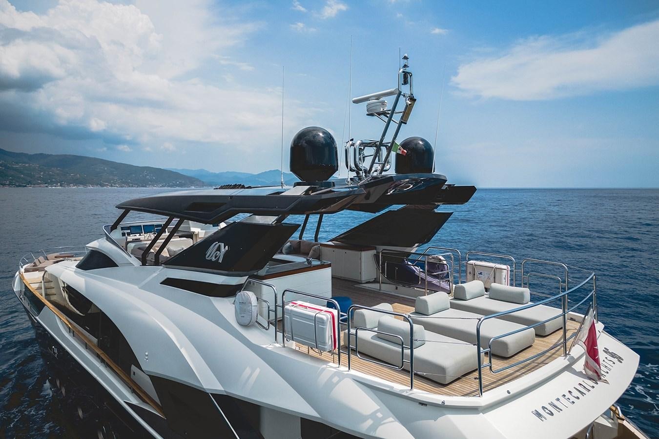 a boat with a large machine on the front aboard GV Yacht for Sale