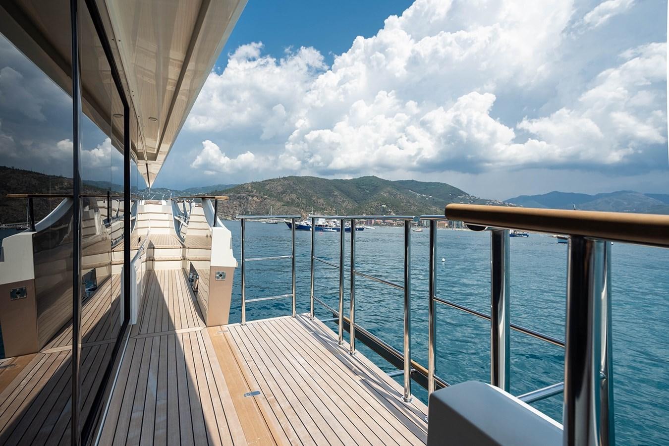 a deck on a boat aboard GV Yacht for Sale