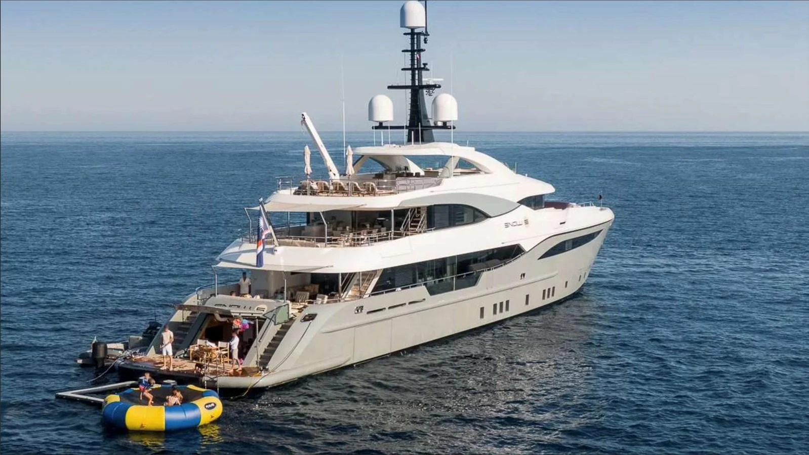 a boat on the water aboard MOONRAKER Yacht for Sale