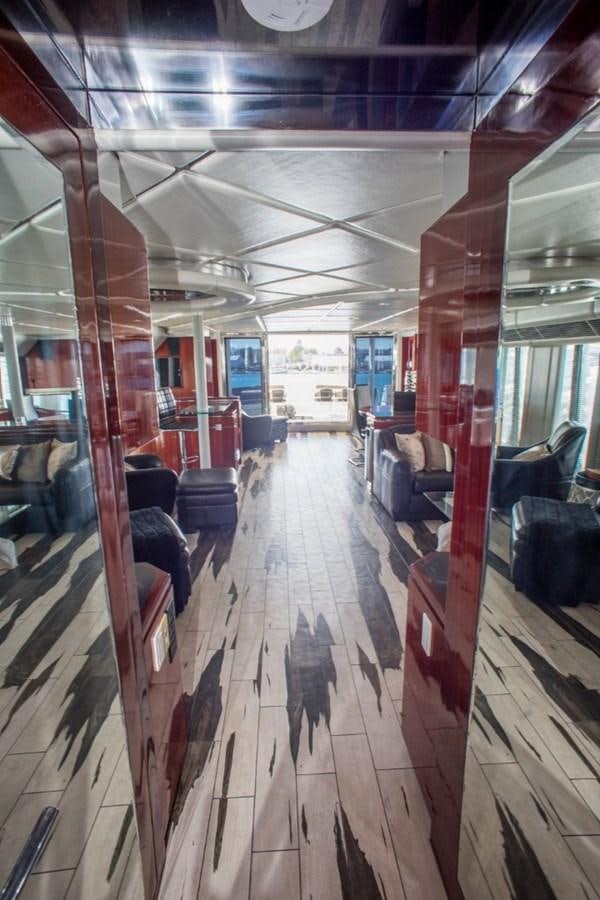 inside of a train aboard JACO Yacht for Sale
