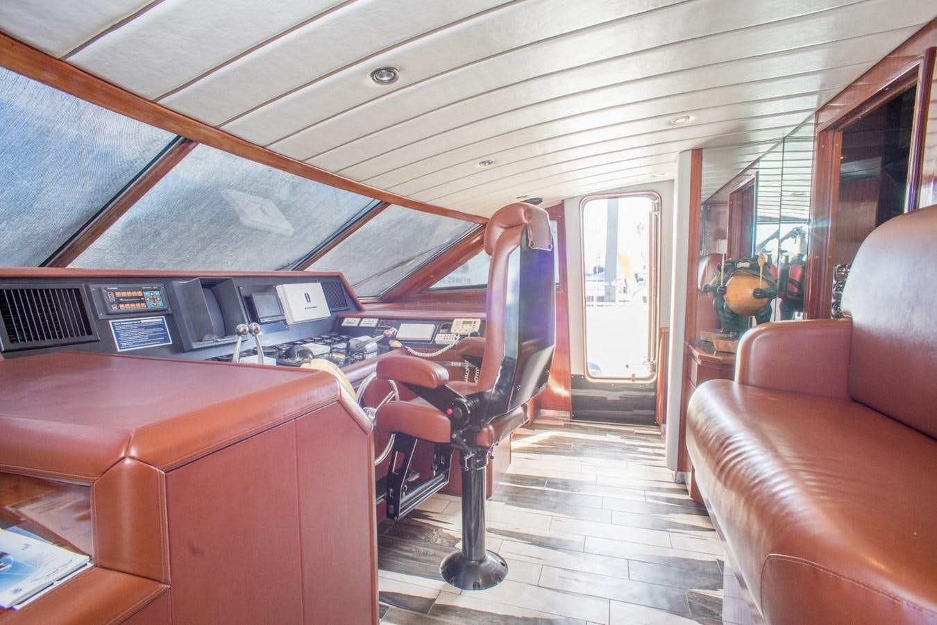 inside of a train aboard JACO Yacht for Sale