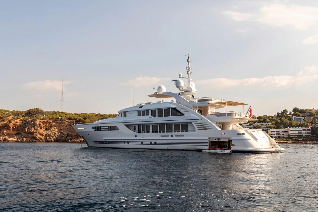 a boat in the water aboard ROLA Yacht for Sale