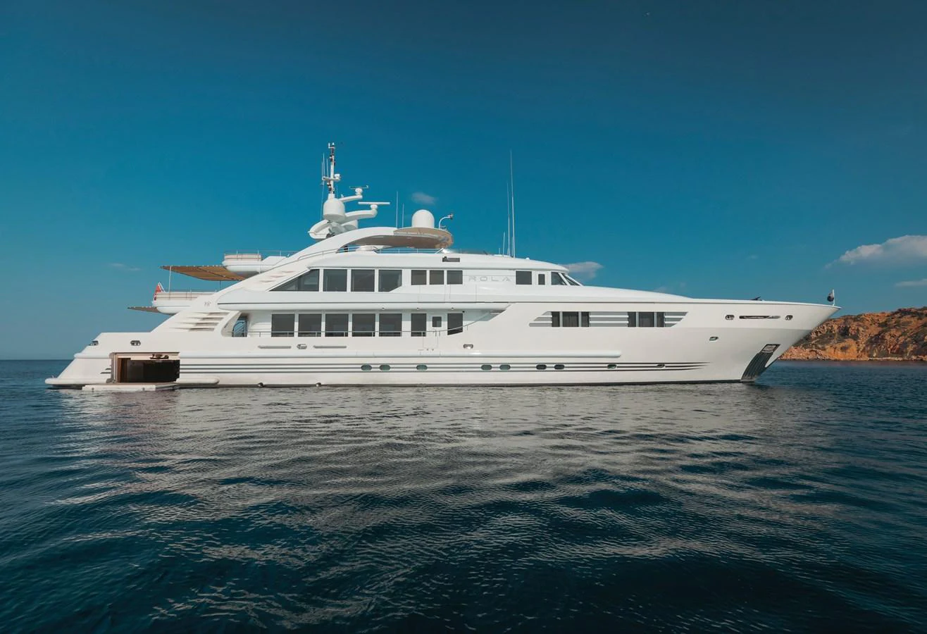 a boat on the water aboard ROLA Yacht for Sale