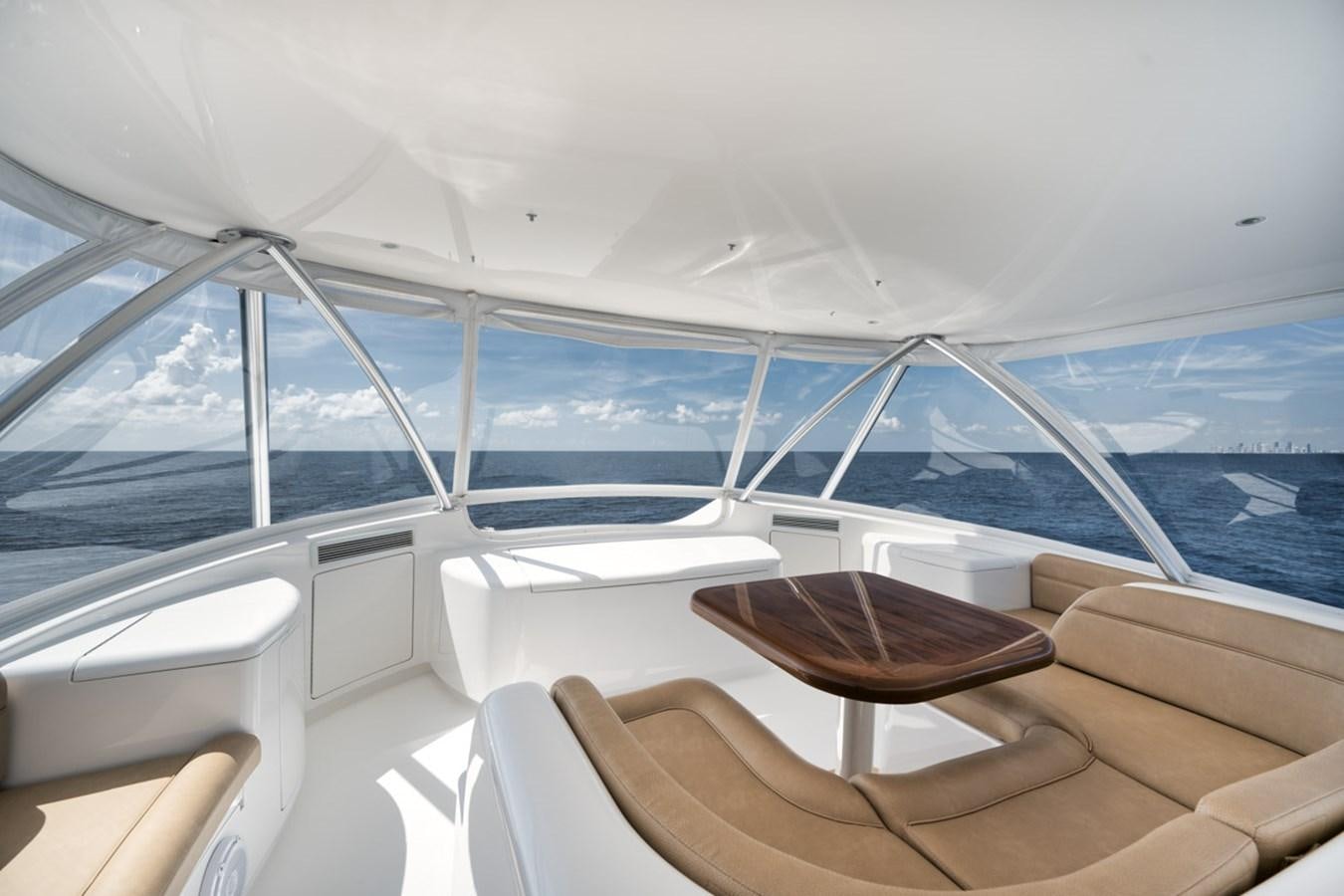 inside of a boat aboard MVP Yacht for Sale