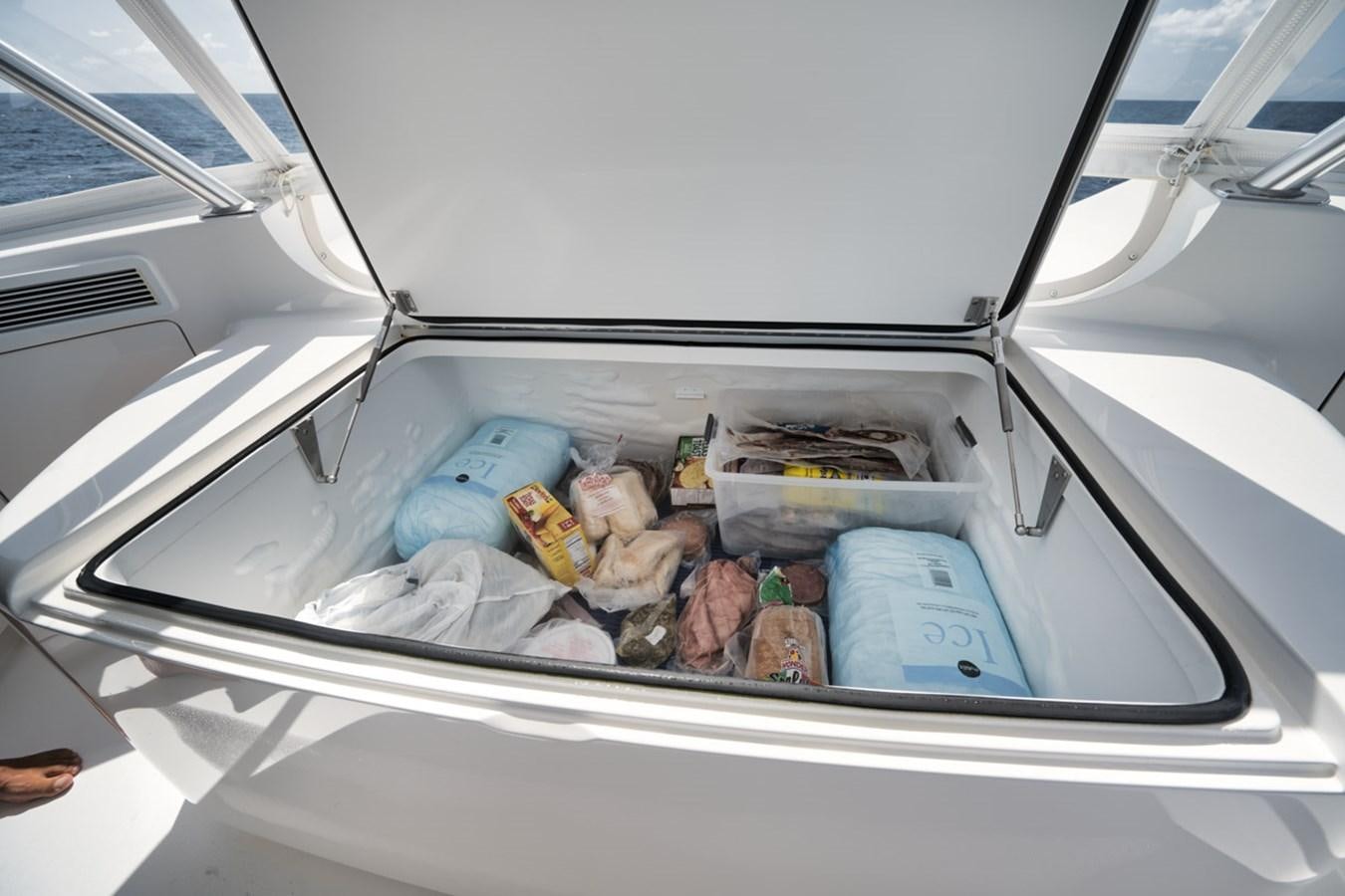 a car with a lot of trash in it aboard MVP Yacht for Sale