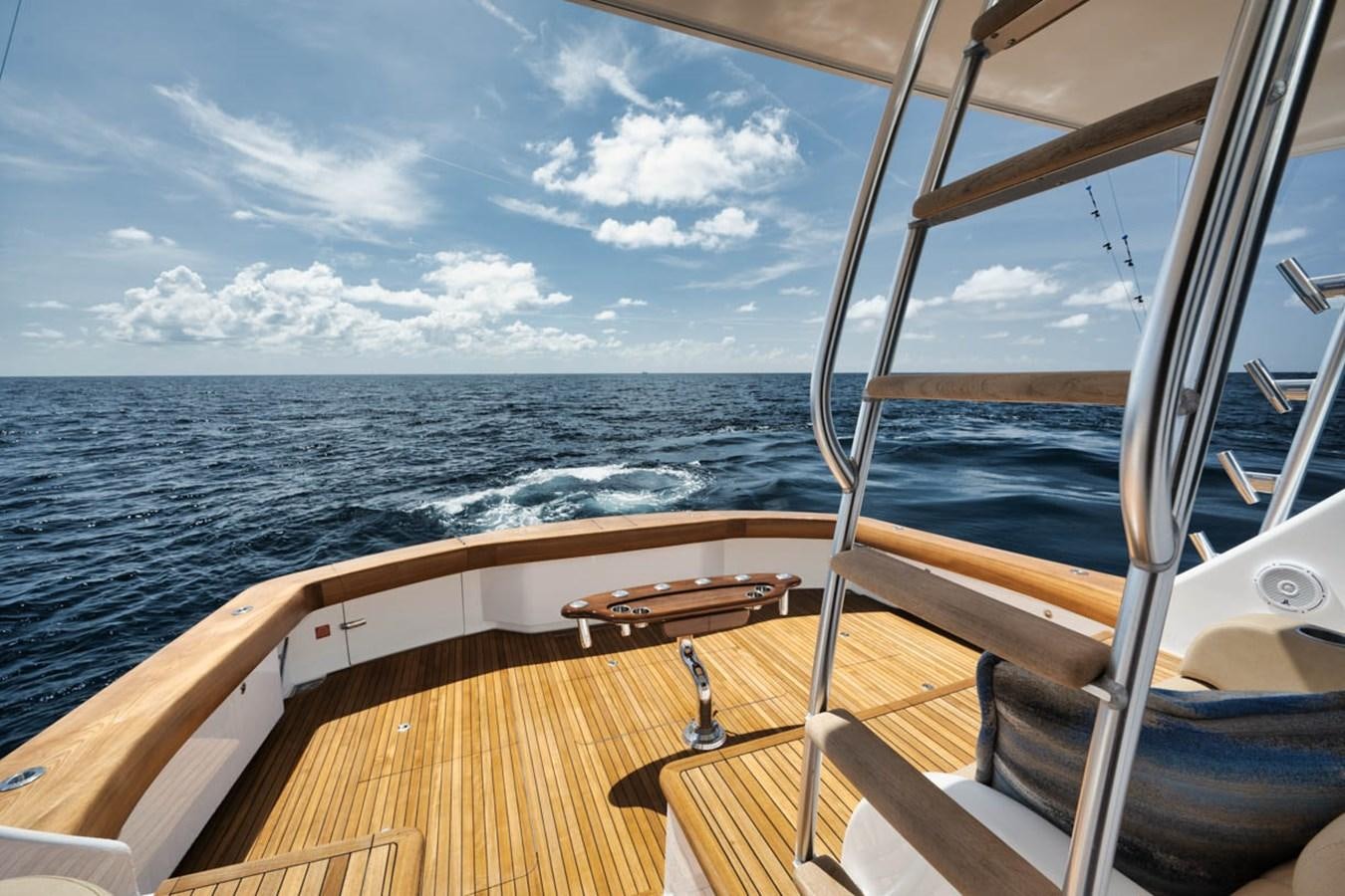 a boat on the water aboard MVP Yacht for Sale