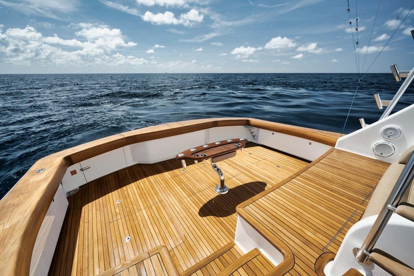 a boat on the water aboard MVP Yacht for Sale