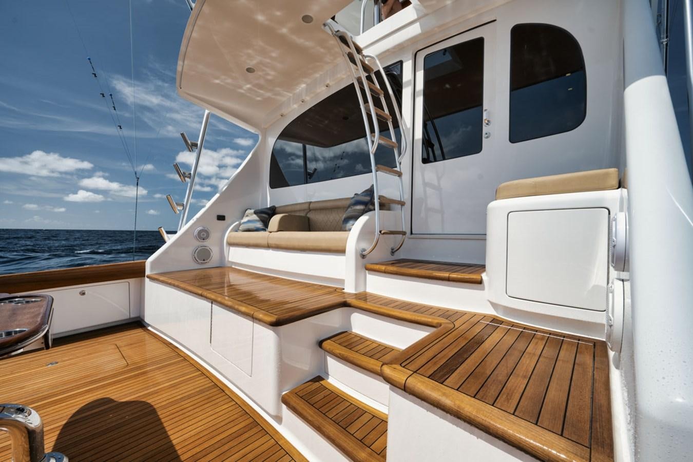a boat on the water aboard MVP Yacht for Sale