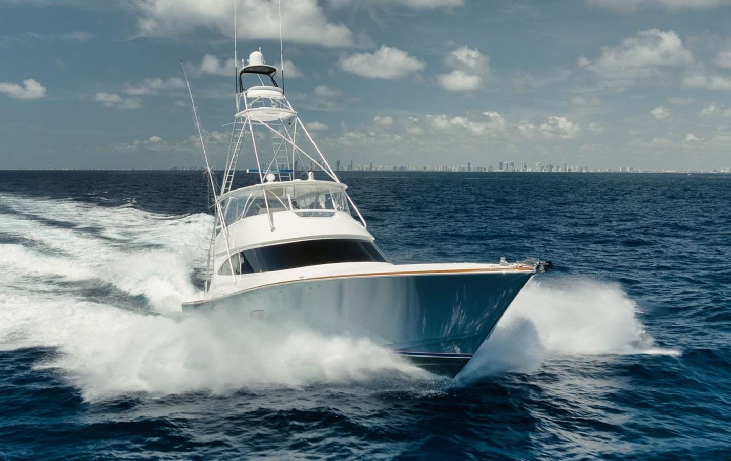 a boat on the water aboard MVP Yacht for Sale
