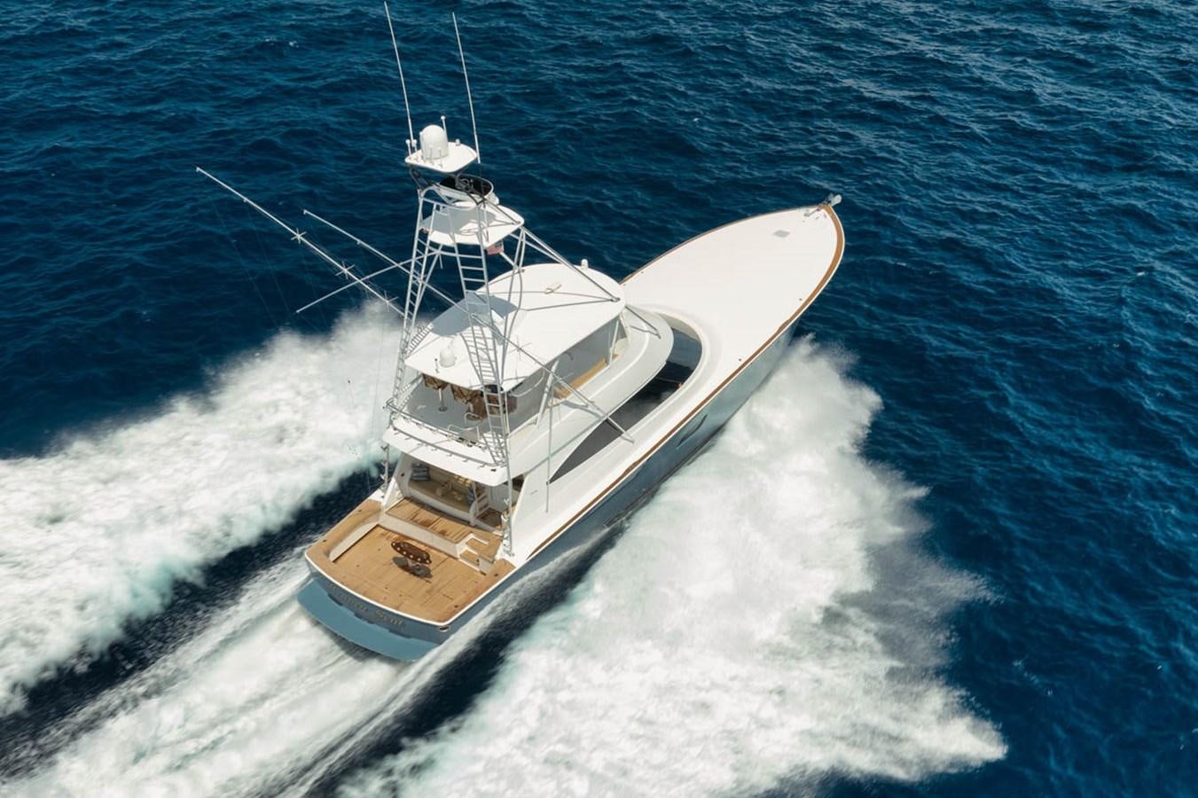 a boat on the water aboard MVP Yacht for Sale
