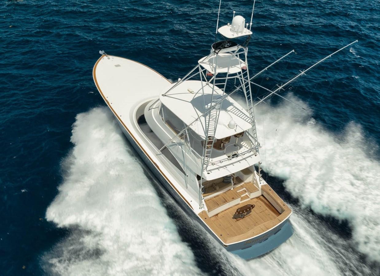 a boat on the water aboard MVP Yacht for Sale