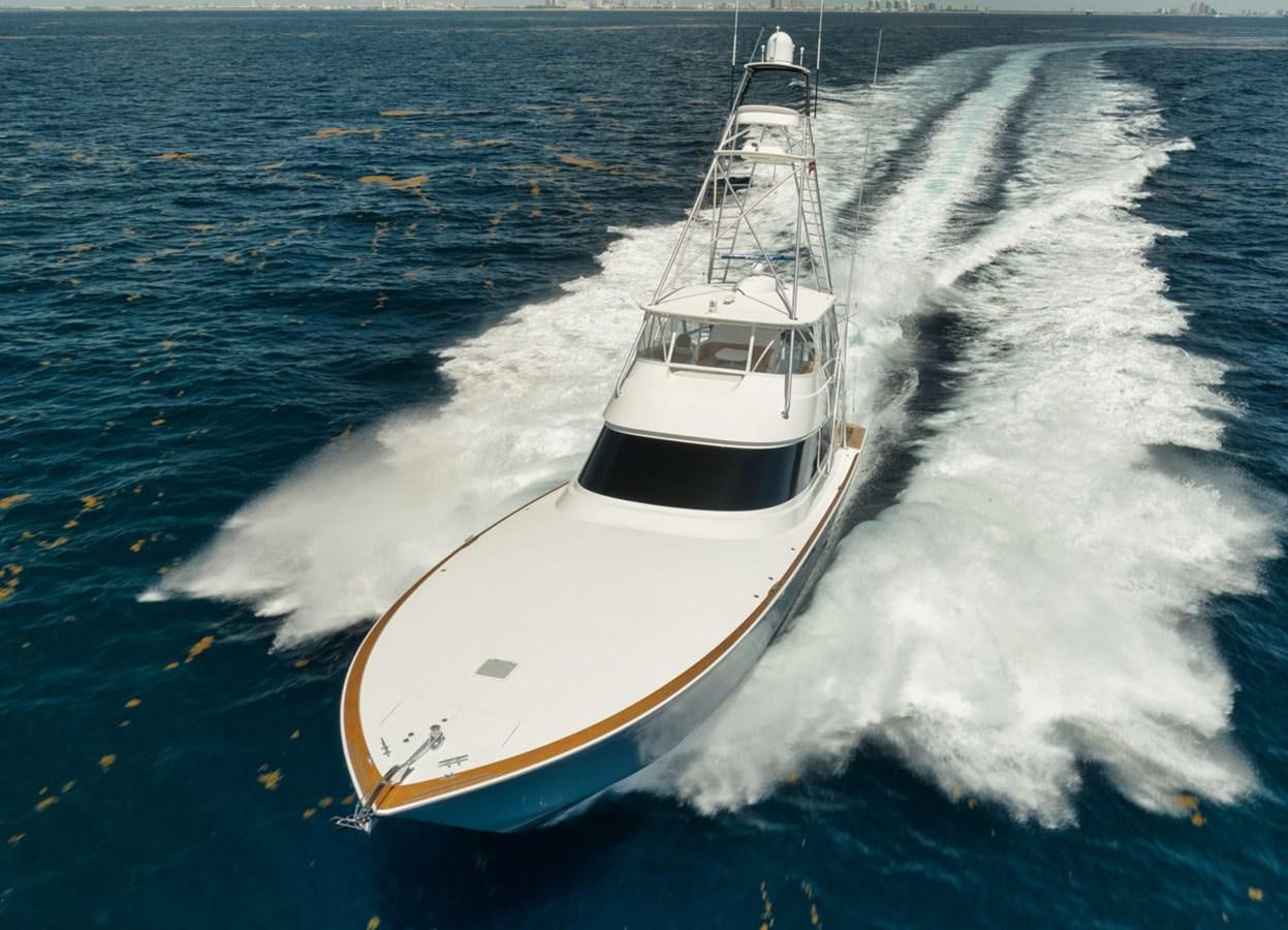 a boat on the water aboard MVP Yacht for Sale