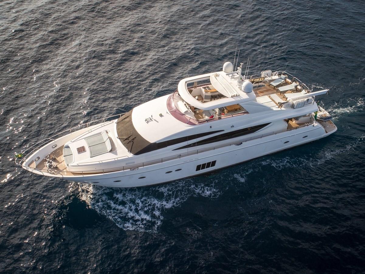 a boat on the water aboard ROSSO Yacht for Sale