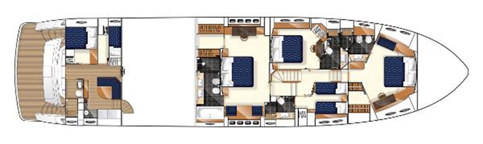 a computer with a blue screen aboard ROSSO Yacht for Sale