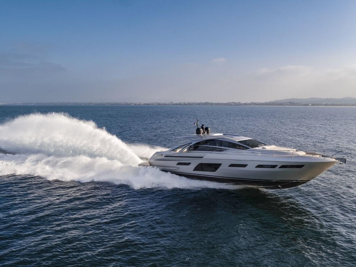 a boat on the water aboard PERSHING 7X Yacht for Sale