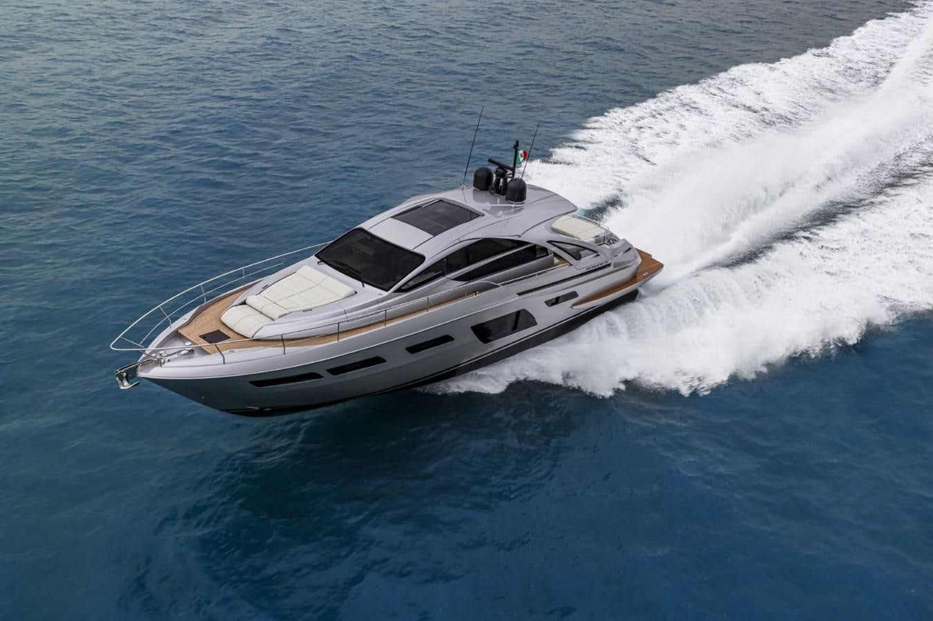 a boat on the water aboard PERSHING 7X Yacht for Sale