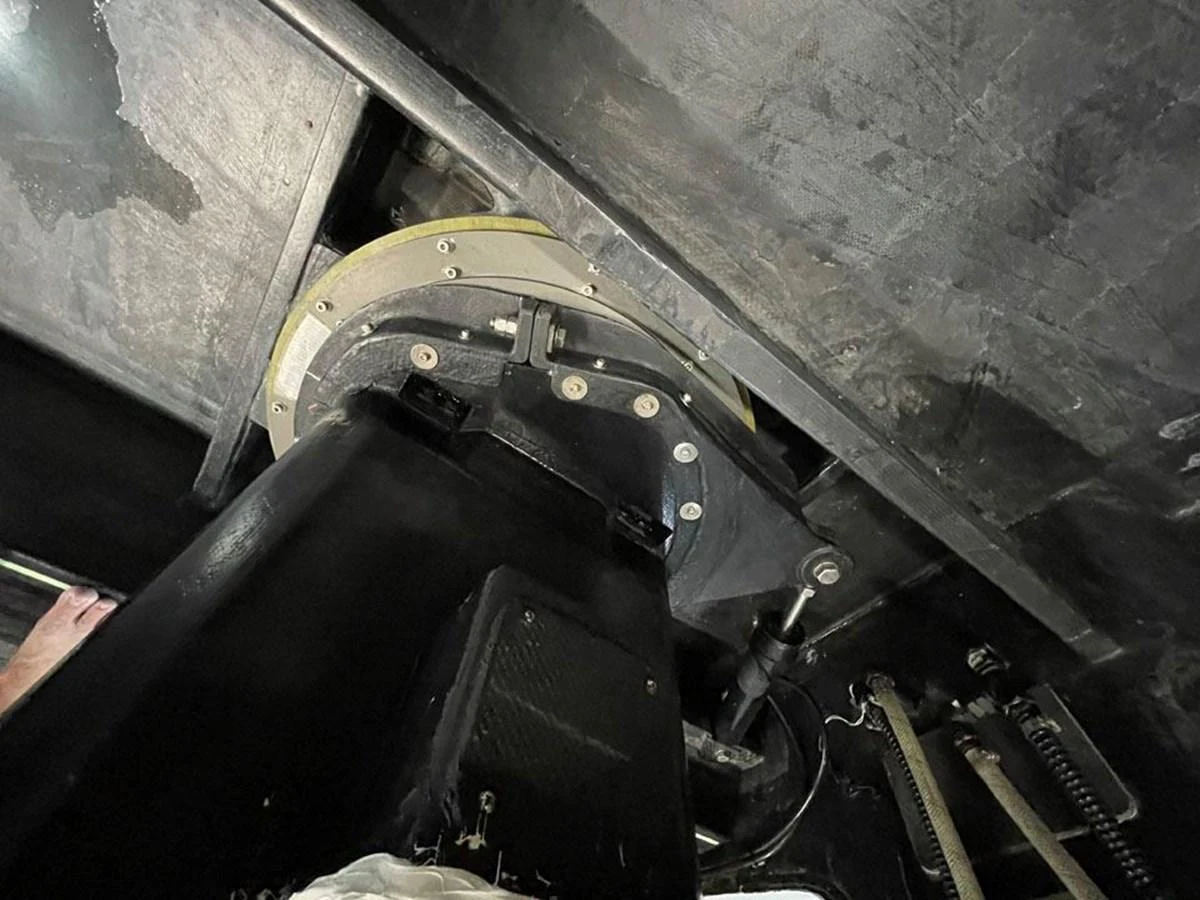 a close-up of a machine aboard BLACK JACK IV Yacht for Sale