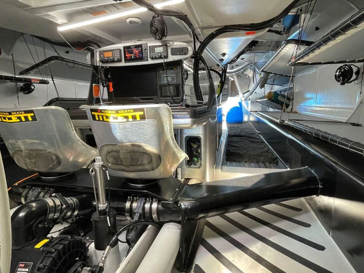a close-up of a machine aboard BLACK JACK IV Yacht for Sale