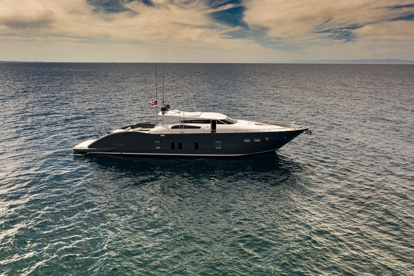 a boat in the water aboard VEVEKOS Yacht for Sale