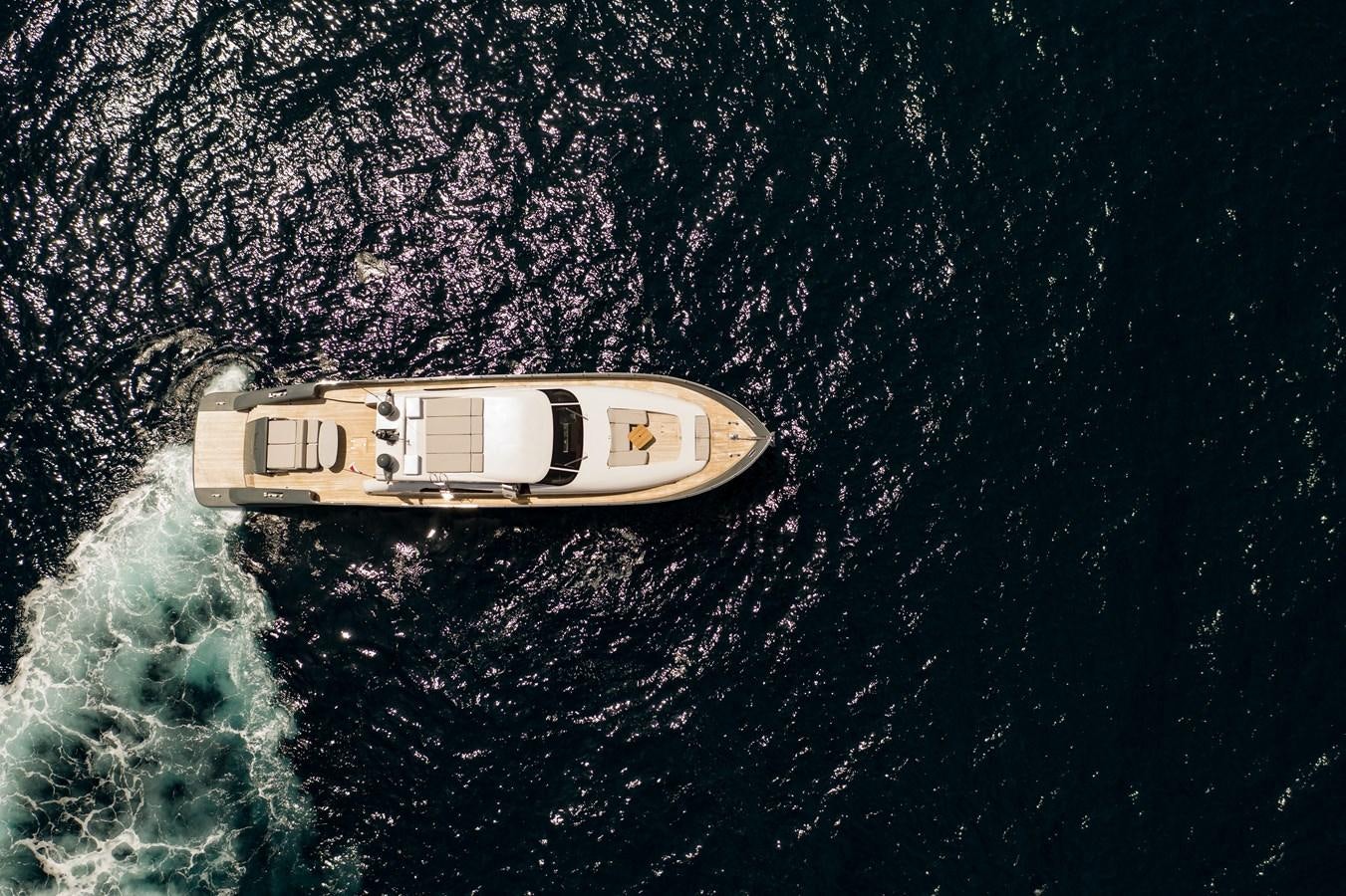 a space ship in space aboard VEVEKOS Yacht for Sale