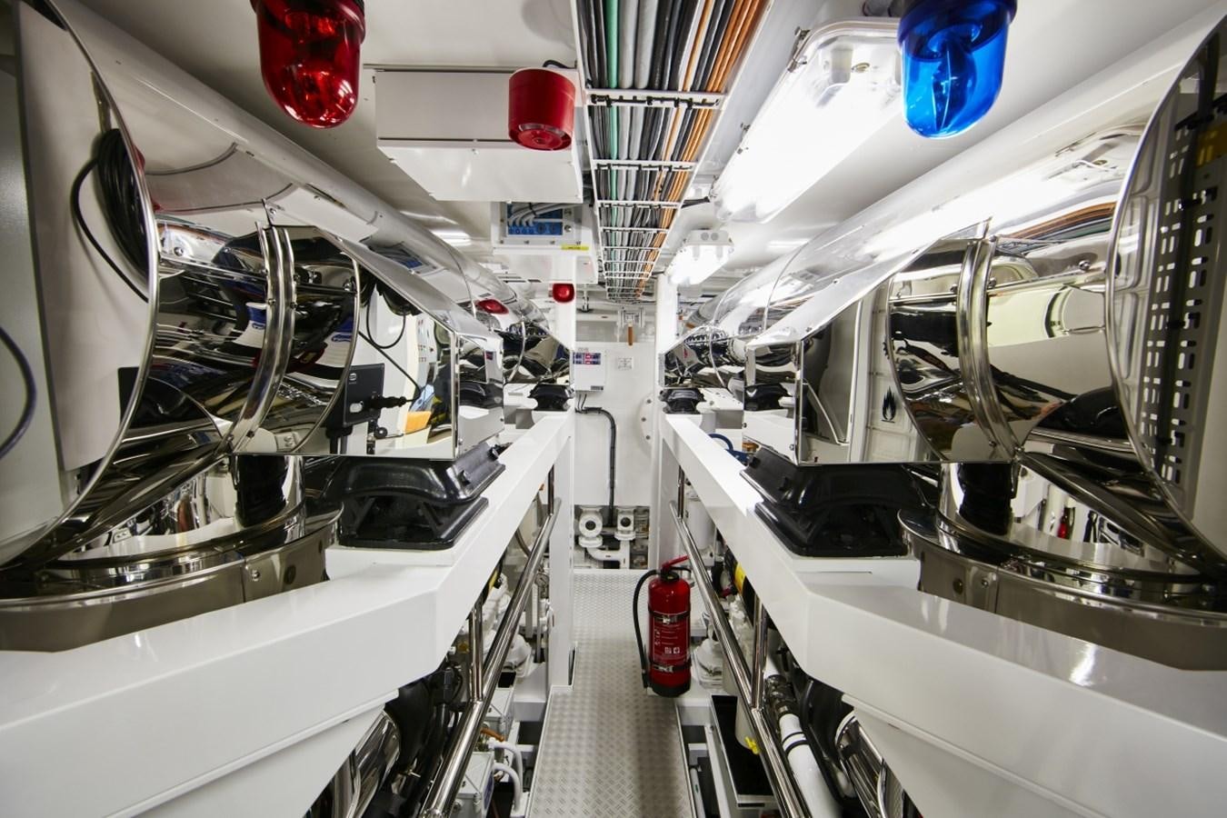 a close-up of a machine aboard LADY VICTORIA Yacht for Sale