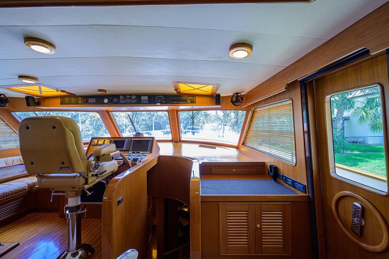 inside of a vehicle aboard BELLA Yacht for Sale