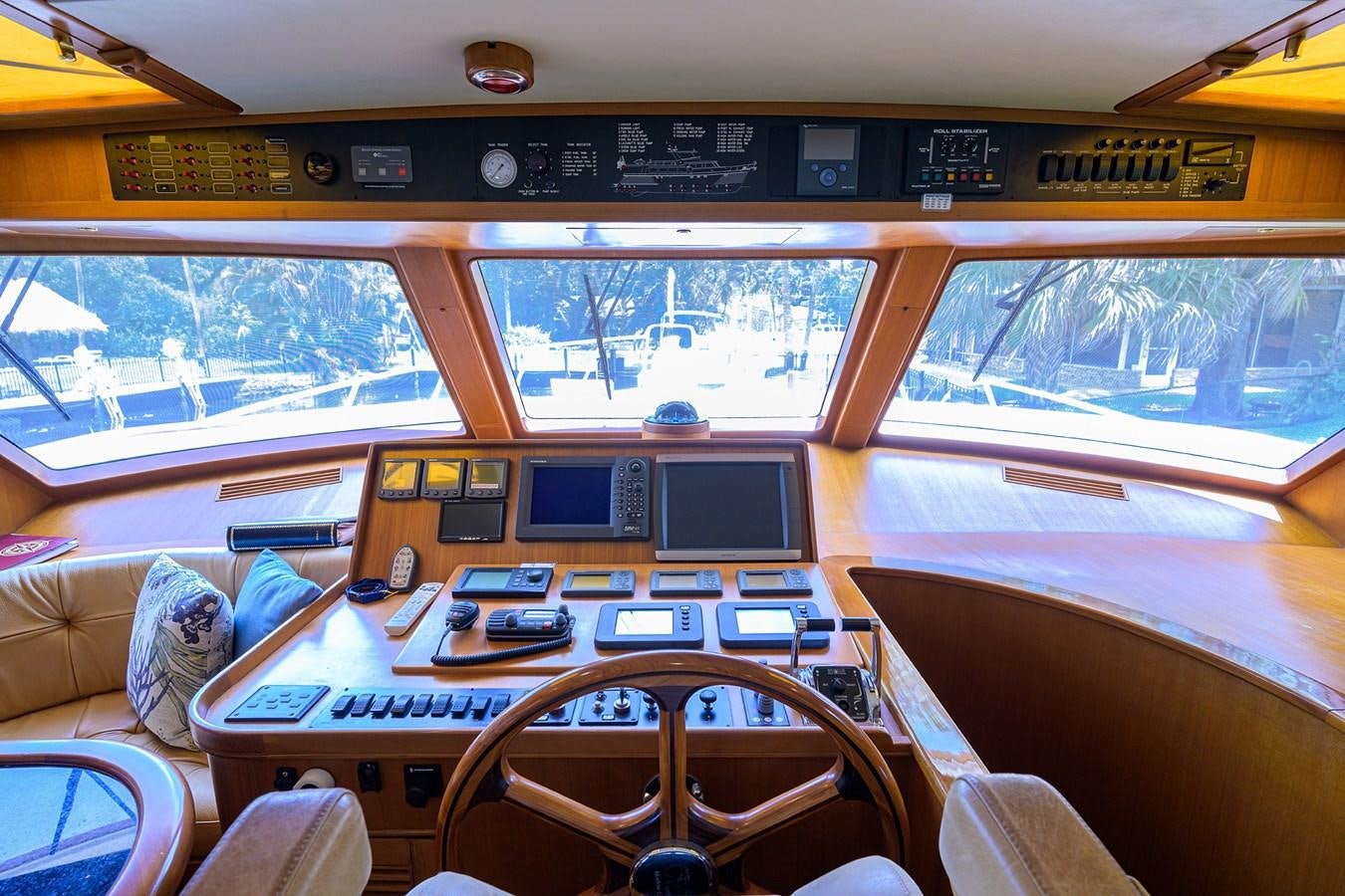 inside of a vehicle aboard BELLA Yacht for Sale
