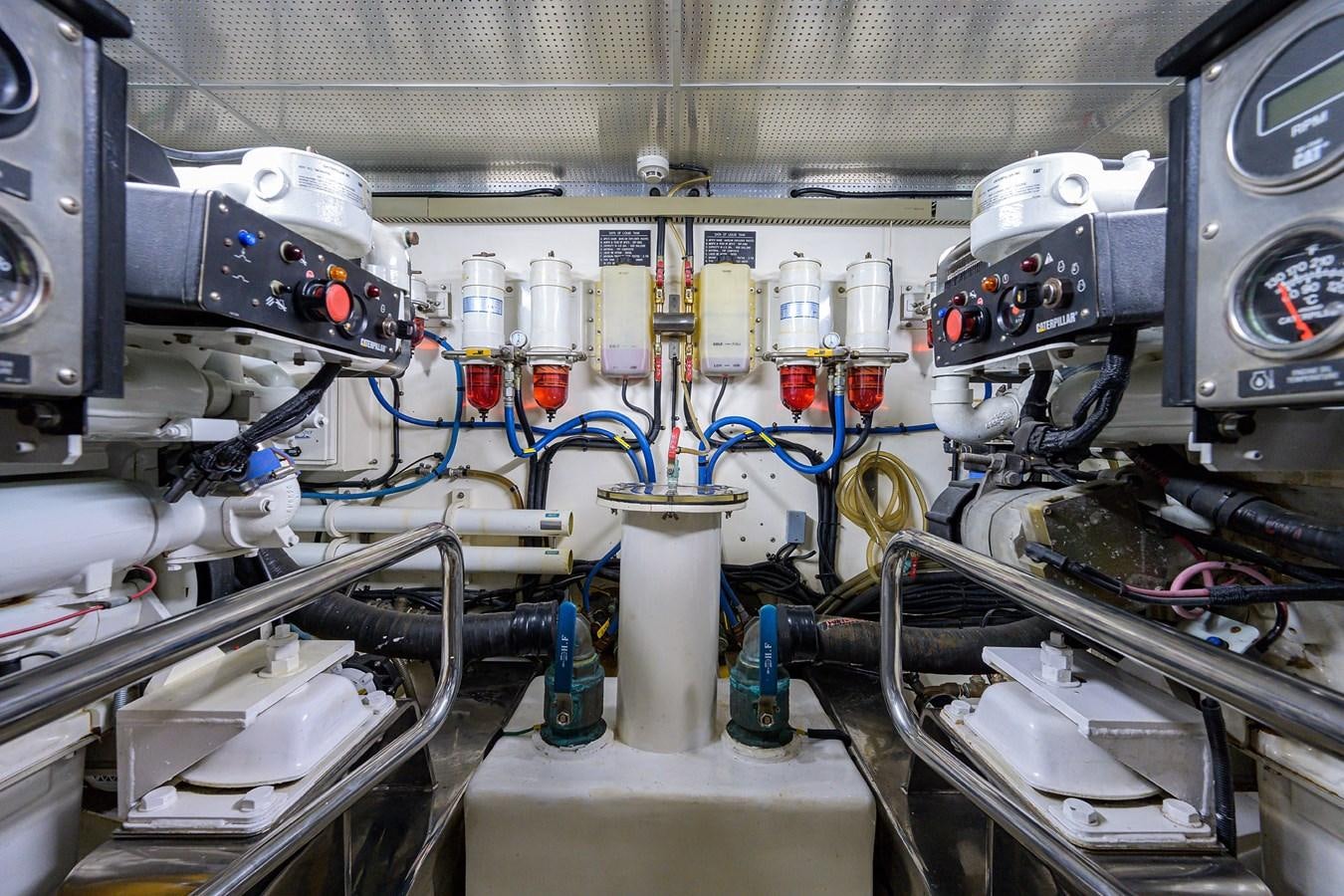 a close-up of a machine aboard BELLA Yacht for Sale