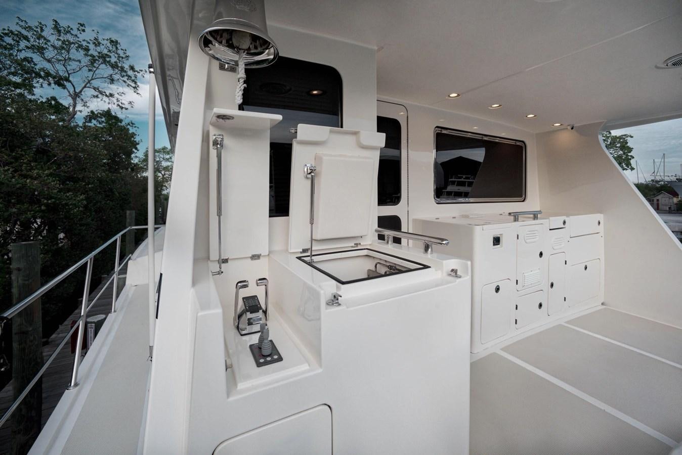 a white machine in a room aboard BEN'S BARGE Yacht for Sale